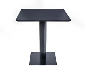 Szögletes Étkezőasztal, Bisztró Asztal Fekete Színben Palermo - 70X70 cm./80x80 cm. Mdf-fém Palermo - 70X70 cm./80x80 cm. Mdf-fém