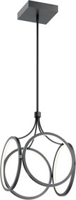 Quintiesse CIRI QN-CIRI-P-MBK Függőlámpa 1x45W/LED 3000k 1682LM