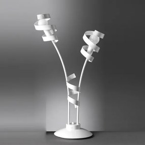 ONLI - Asztali lámpa ZOE 2xE14/6W/230V 65 cm fehér