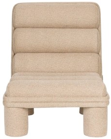 Bézs buklé fotel Fern – Dutchbone
