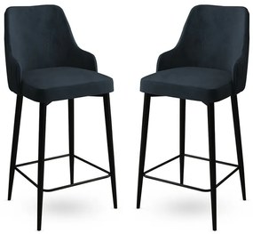 Enox Anthracite bárszék szett, 2 db