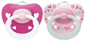 Baba cumi  NUK Signature 6-18h 2 db lány, vel. 6-18 m