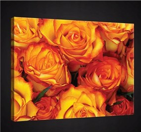 Vászonkép a konyhába, vászonkép virágok 100x75