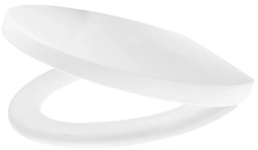 Gamma Trigo D3, WC-ülőke 445(485)x370mm polipropilénből, lassan záródó, fehér, GMA-D3