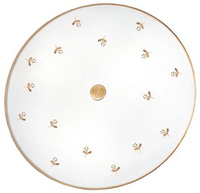 Kolarz 731.U13.4.160 - NONNA fali lámpatest, 3x E27/60W/230V, átmérő 42 cm, virágformájú, rózsaarany