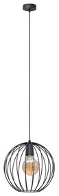 Helam Csillár zsinóron MERCURE 1xE27/15W/230V átmérő 30cm fekete HE1180
