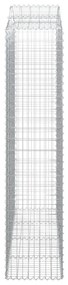 íves horganyzott vas gabion kosár 200x50x220/240 cm