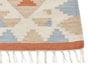 Színes kilim pamutszőnyeg 200 x 300 cm DILIJAN Beliani