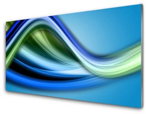 Modern üvegkép absztrakció Graphics 140x70 cm