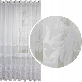 Függöny Napellenző Hímzés Kúszó Levelek 500x250 cm