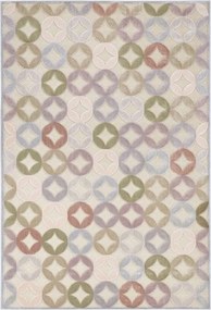 Modern gyapjú szőnyeg,3D dombornyomott 80x125cm