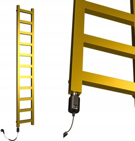 e-LAD 990/250 Elektromos Fürdőszobás Radiátor Arany Színű 300W Fűtőpatron