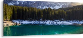 Kép - Karersee tó (120x50 cm)