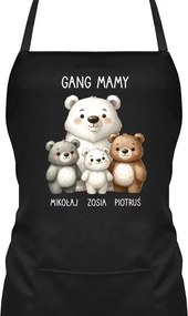 Anyák Napi Ajándék Mackó Három Gyerek Anyák Napjára Kötény