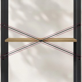 Taylor Artisan 4 polc 120x66 cm szekrény