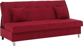 Kihúzható kanapé, piros, ALADA