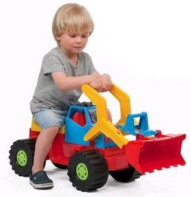 Gyerek kotró és rakodó jármű BAYO 74 cm piros