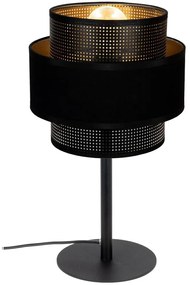 Asztali lámpa NESS 1xE27/60W/230V fekete