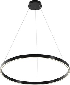 MAYTONI MOD058PL-L42BK RIM Modern Led Függesztett Lámpa Fehér, Fekete LED IP20