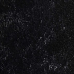 fekete hosszú szálú NAVARRA bozontos szőnyeg 300x200 cm