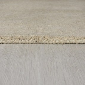 Bézs gyapjú futószőnyeg 60x230 cm – Flair Rugs
