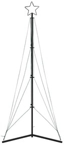 hideg fehér LED karácsonyfa 483 LED 240 cm