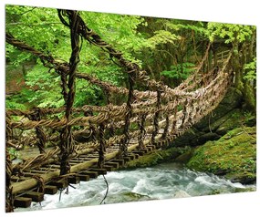Gylogos híd a hegyi patak felett (90x60 cm)
