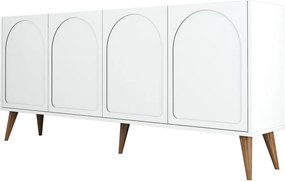 Lyon 81 - White, Walnut