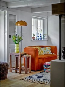 Újrahasznosított fa tárolóasztal szett 2 db-os 40x36 cm Galen – Bloomingville