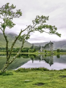 Poszter 30x40cm Kilchurn kastély, Assaf Frank