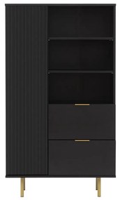 Regál Newelon R1D2SZ NW04 (fekete + arany) . 1104872