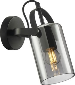 Italux NANESMA WL-32453-1 BK+SG Fali lámpa 1x40W/E27 IP20