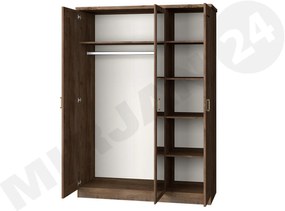 Szekrény tükörrel Nyssa N15 (százados tölgy). 1058248