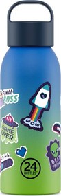 24BOTTLES Young Clima 500ml rozsdamentes acél termosz szívószálas kupakkal, Bob Squad