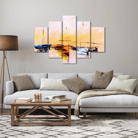 Kép - Csónak, festmény (150x105 cm)