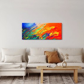 Kép - Színes absztrakció (120x50 cm)