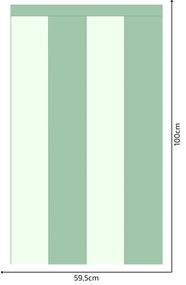 PIPPER. Textil öntapadó tapéta - Egy téglalap - Menta színű Méret: 60cm, Szín: Kombináció