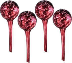 4 db-os üveg öntöző szett adagoló gömb szobanövényekhez lila 31