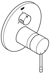 GROHE 24092001 - ESSENCE csaptelep, fényes króm