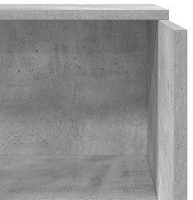 recepciós pult betonszürke 55x50x103,5 cm szerelt fa