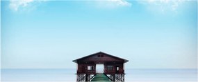 Kép a házról a tengeren (120x50 cm)