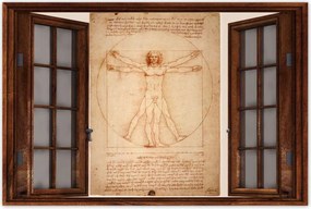 Poszterek 90x60 Vitruvius ember
