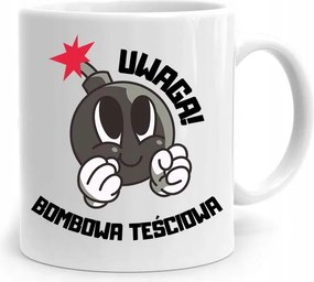 Ajándék Bögre Anyósnak Anyós Bomba fényképes nyomtatással