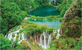 Flizelin fotótapéta Vízesések és tavak erdő harmónia 300x210 +ragasztó