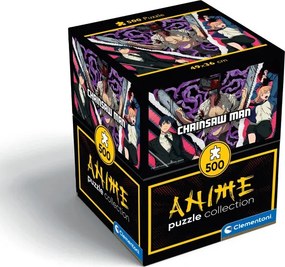 Chainsaw Man Demon Ripper 500 db-os Cube puzzle Clementoni