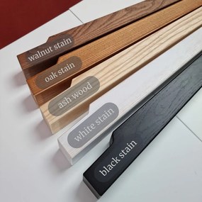 Kerek étkezőasztal kőrisfa dekoros asztallappal ø 80 cm Jubi – Ragaba