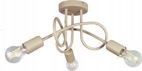 Csillár mennyezeti lámpa Edison Bézs lógó mennyezeti lámpa loft nappaliba