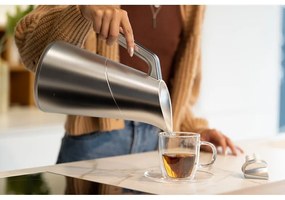 Matt ezüstszínű termosz 1 l Soho – Vialli Design