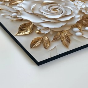 DUBLEZ | Falikép - Fehér virág