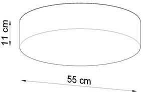 Mennyezeti lámpa ARENA 4xE27/60W/230V fekete